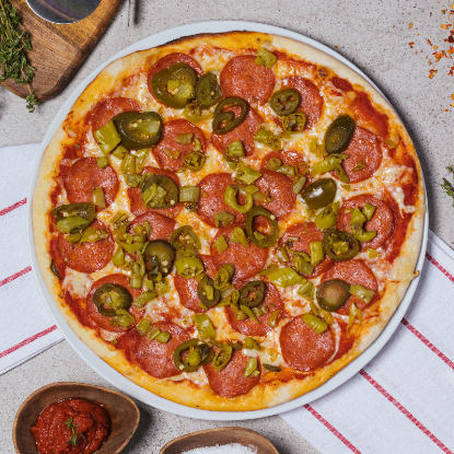 Picture of 24 cm MAMMA #11 SPICY PEPPERONI  